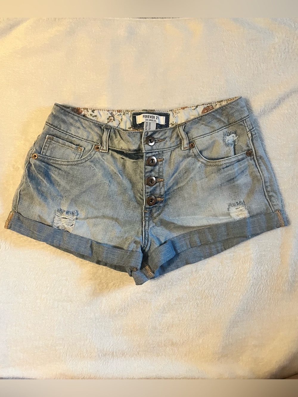 Forever 21 Los Angeles Denim Shorts
